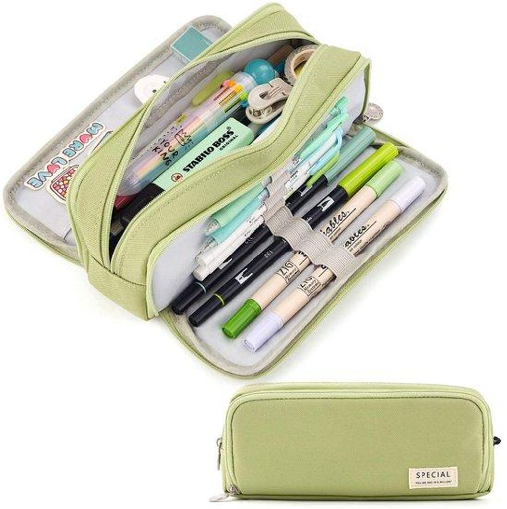 Make-up-Tas mit großem Fassungsvermögen, Tasche für Teenager Mädchen, Tasche mit Reißverschluss, Schultasche und Bürotasche