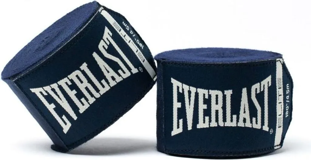 Bandes de boxe Everlast Elite Navy 457cm - Protection Mains et Poignets