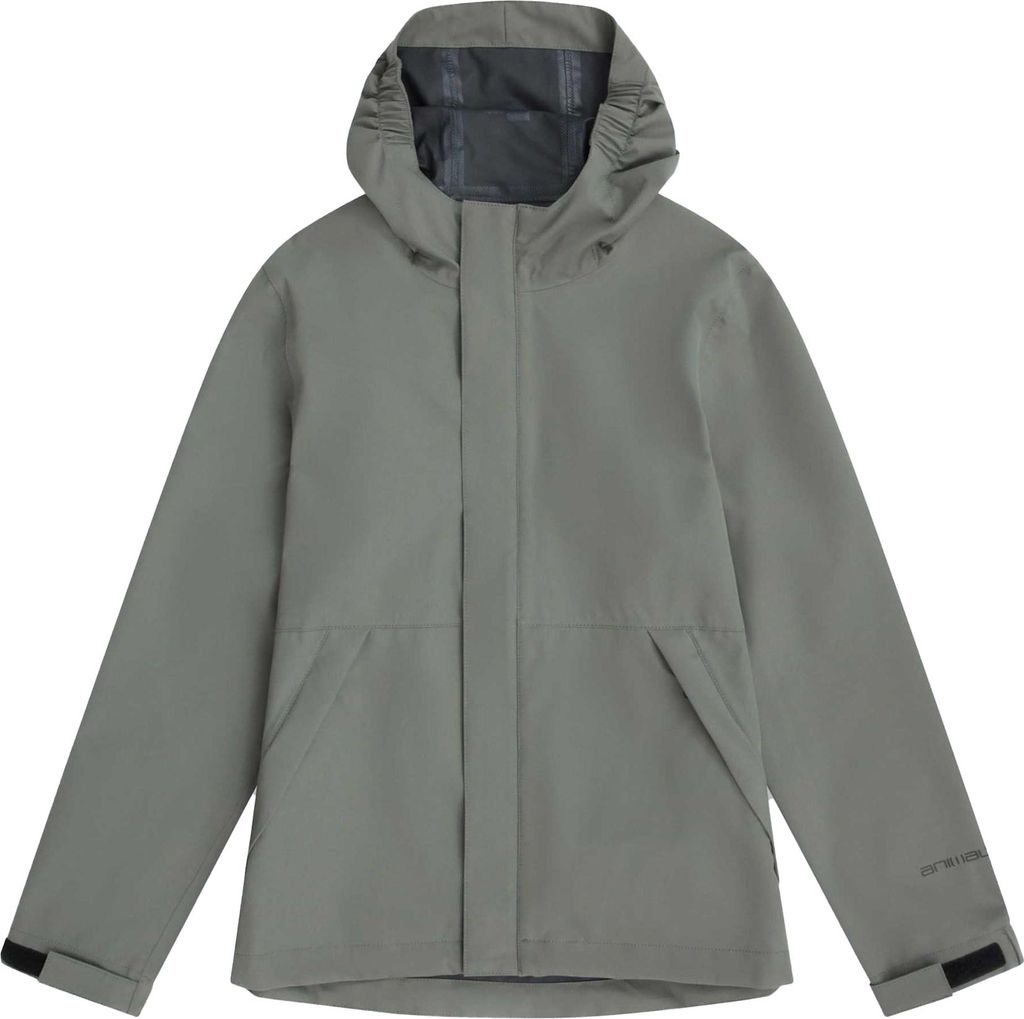 Animal - "Pace" Jacke für Kinder, Zum Falten, Wasserfest MW4956 (146-152) (Grün)
