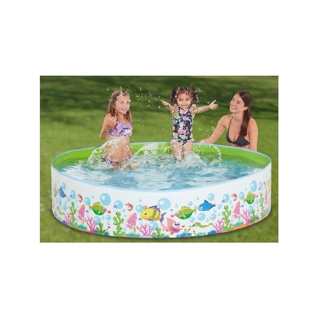 HAPPY PEOPLE Pool, Mehrfarbig, 180 x 30 x 38cm Produktbild 