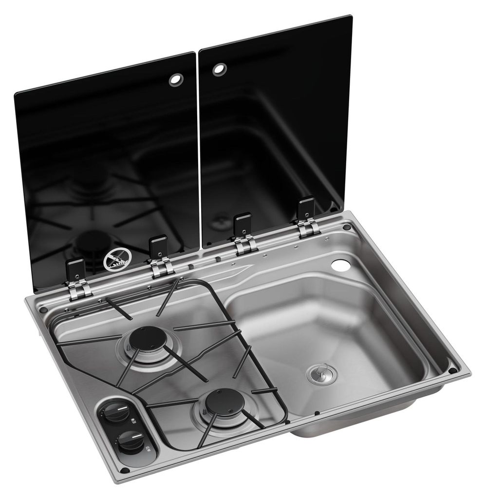 Dometic CVC1600G Kochfeld-Spülen-Kombination – 2-flammig, Produktbild 
