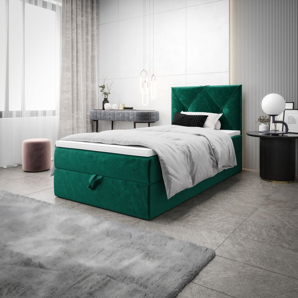 Boxspringbett ALTEA 90x200 Monolith 37