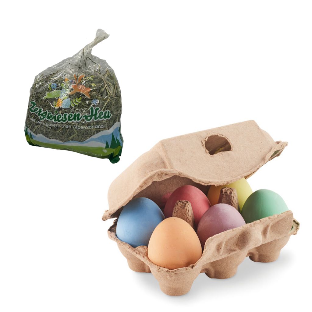 Ostern 2025 Bergwiesenheu + Kindermalkreide Produktbild 