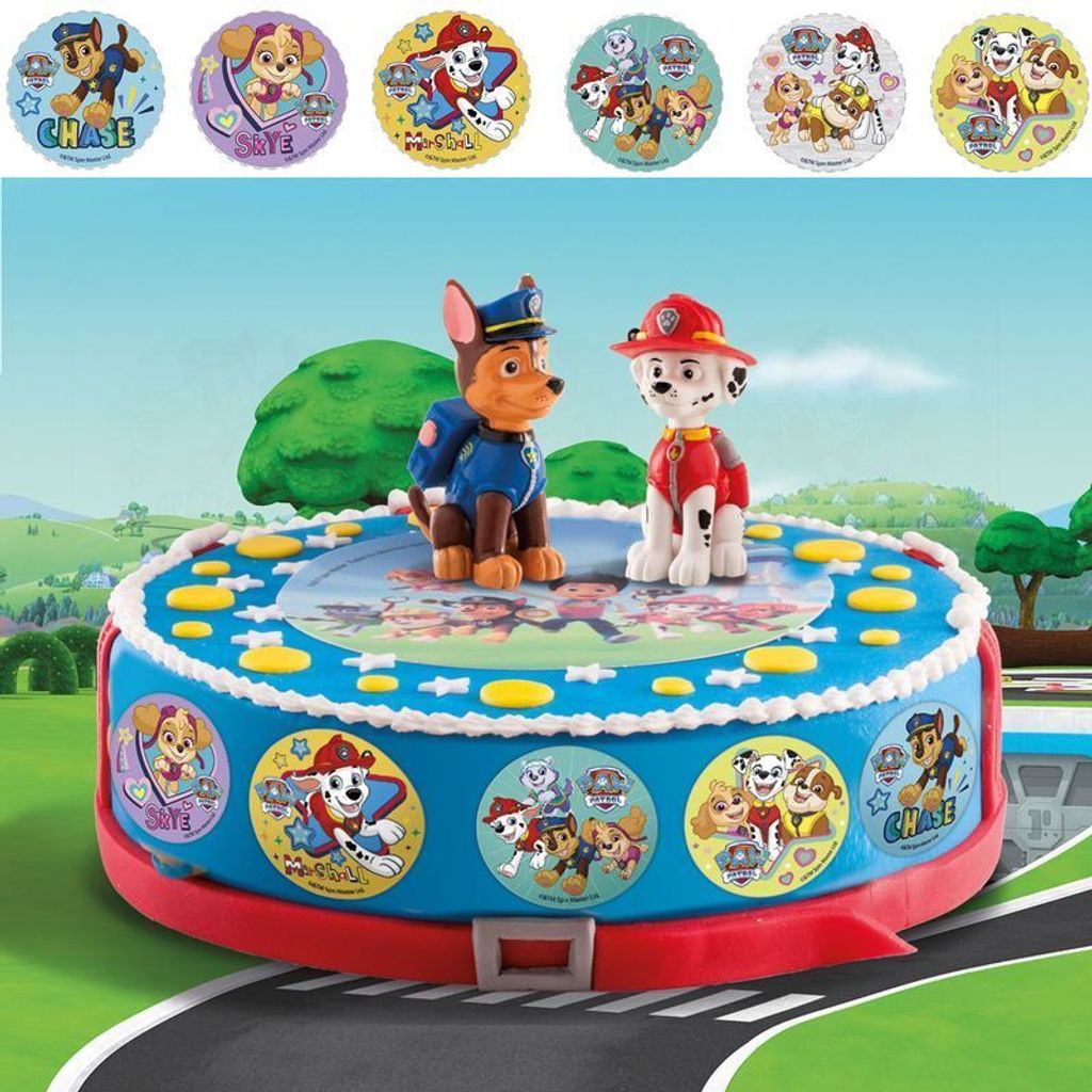 6 Stück Tortendekorationen Paw Patrol 5,8cm Produktbild 8