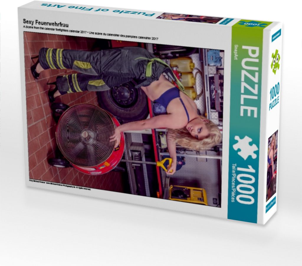 Calvendo Sexy Feuerwehrfrau 1000 Teile Puzzle hoch Produktbild 