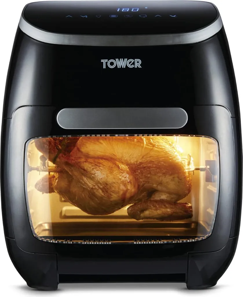 Friteuse sans Huile Tower Xpress Pro T17076 Vortx 10-en-1 11L Noir