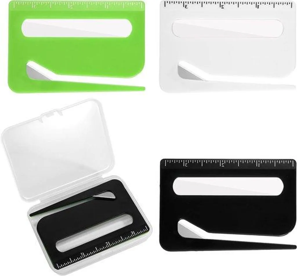 Massicot avec Loupe et Règle Intégrée plus 3 Ouvre-Enveloppes Pratiques