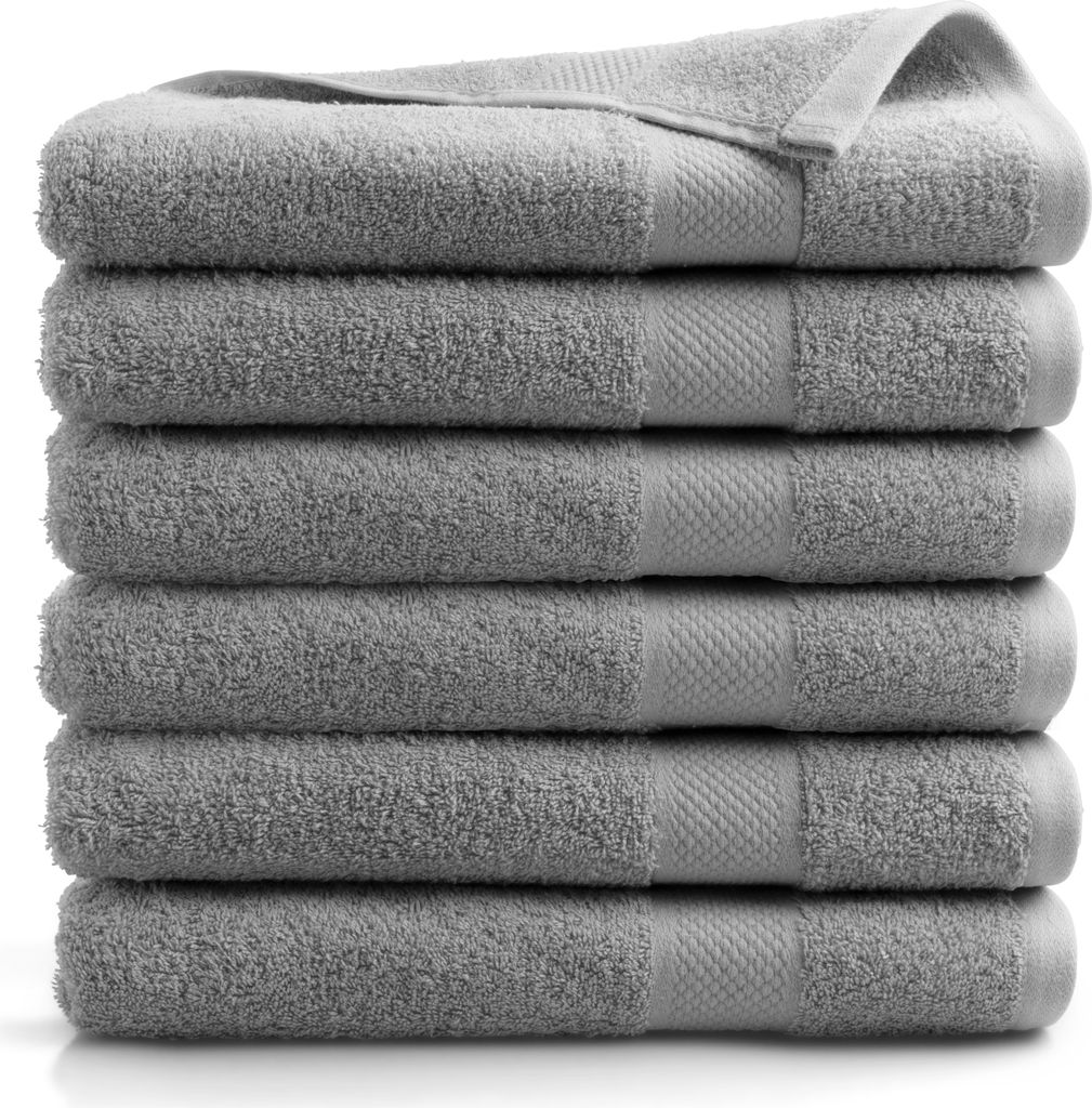 DoubleDry Hotel Kollektion Badetücher Set - 6 Teilig - 100% Produktbild 