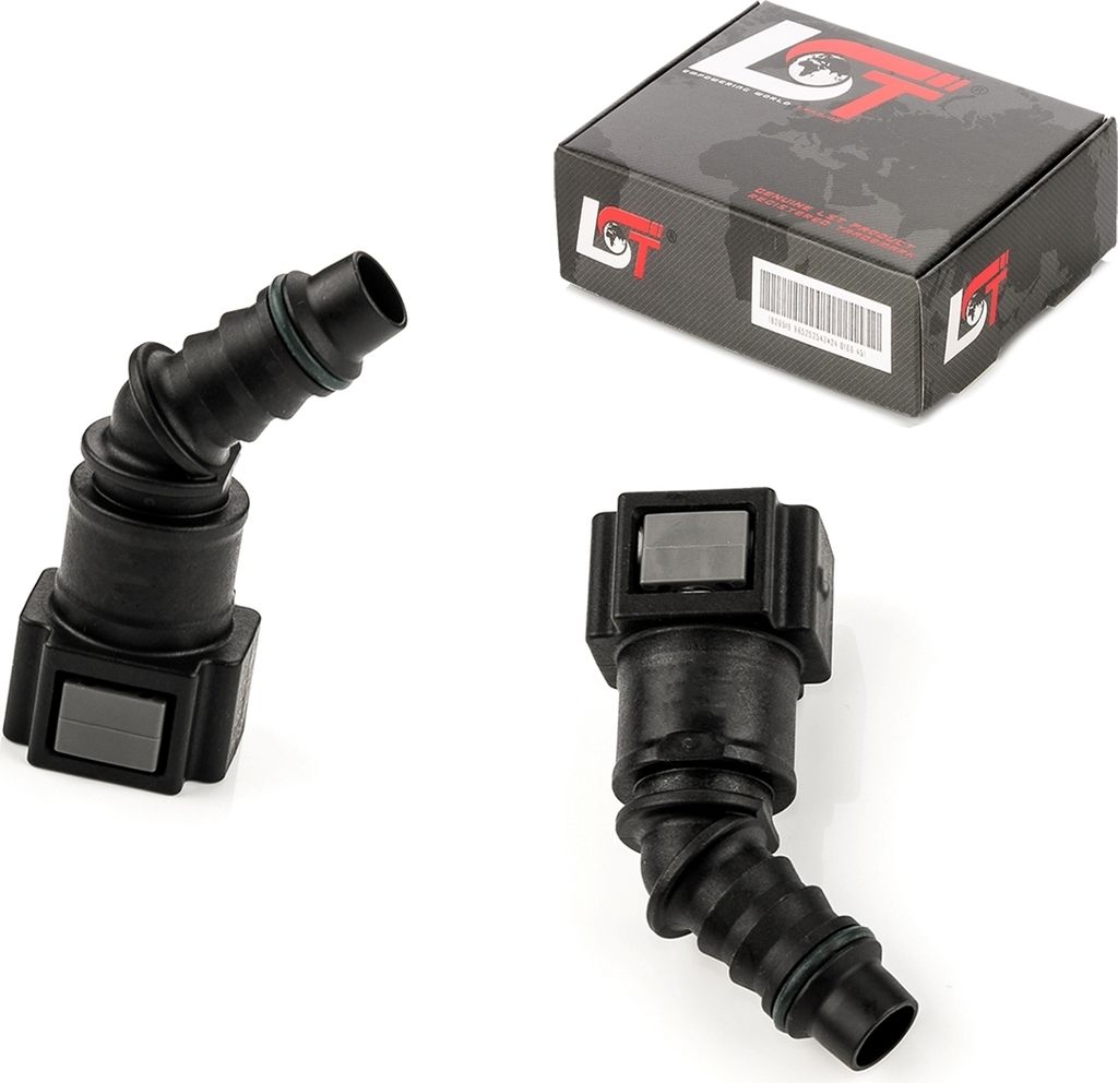 2x Schnellverschluss Kraftstoffleitung Kupplung 45° 7,89x8mm für KIA HYUNDAI