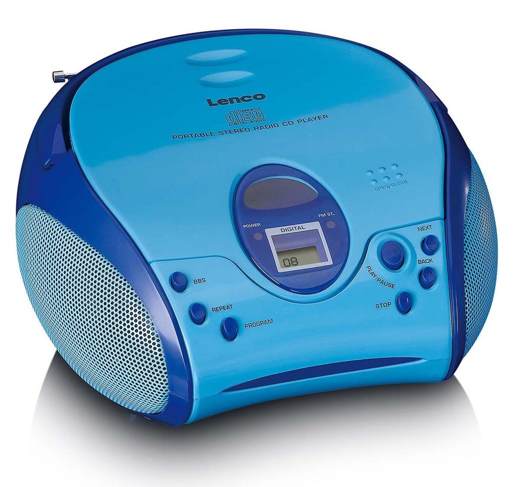Lenco SCD-24BU kids - Přenosné FM rádio s CD přehrávačem - Obrázek produktu 