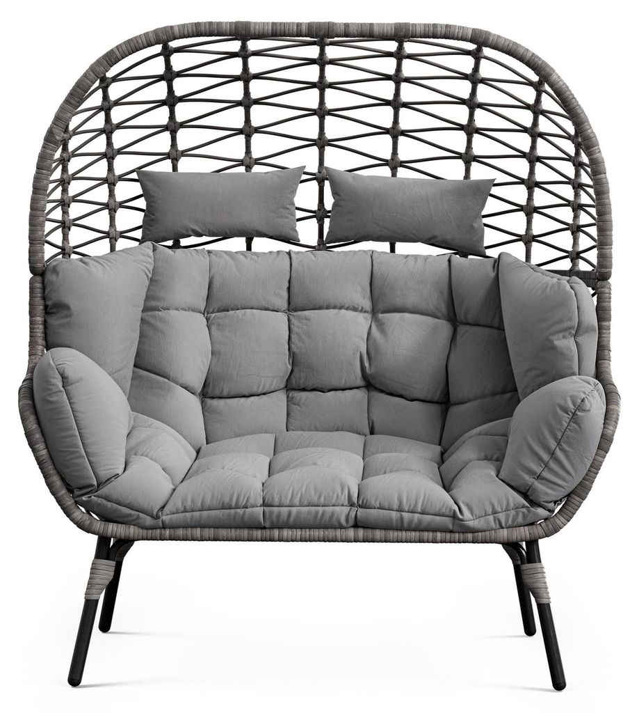 di volio Gartensessel ARCE – grau, Loungesessel Outdoor aus Produktbild 