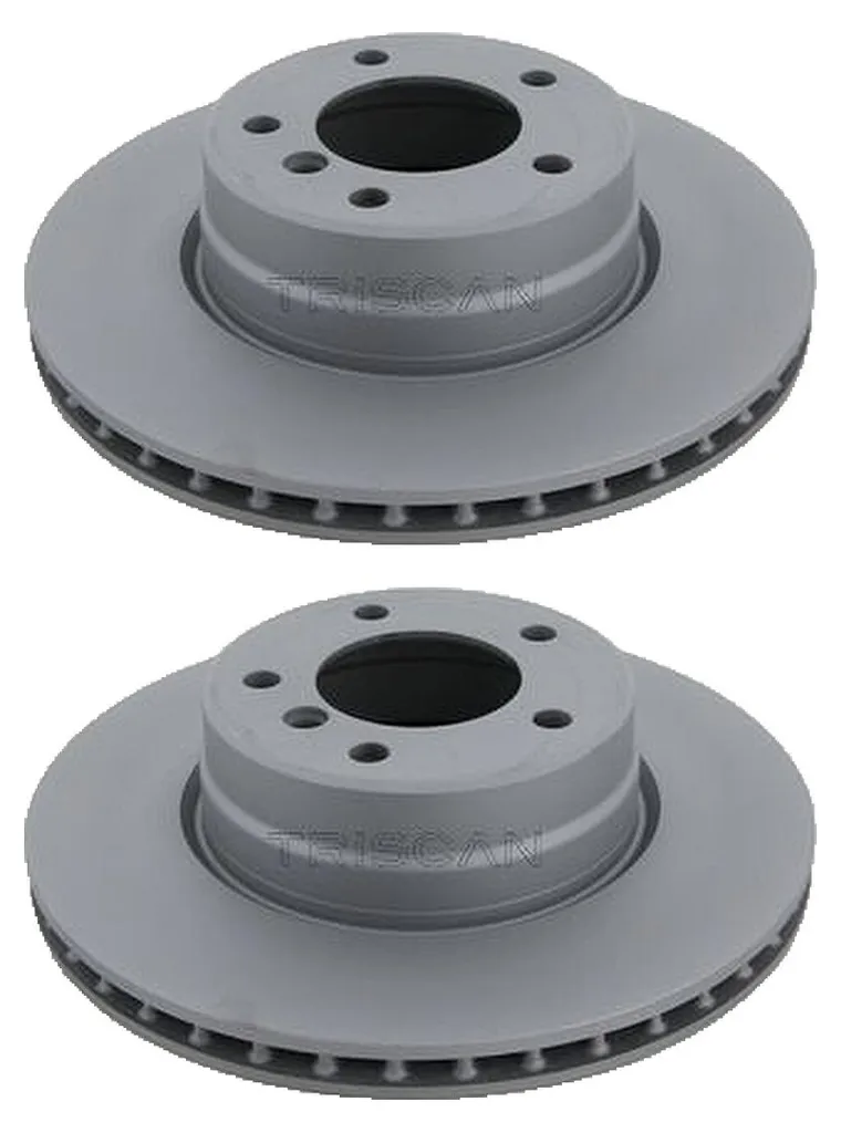 2x Disque de frein TRISCAN 8120 11156C pour BMW Série 5 E60 E61