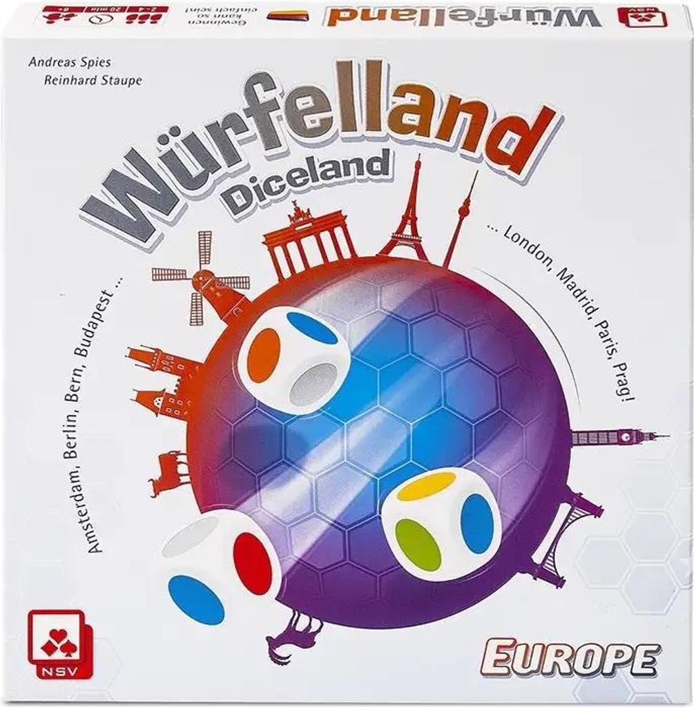 Krajina kociek Diceland Europe Preteky kociek Obrázok produktu 