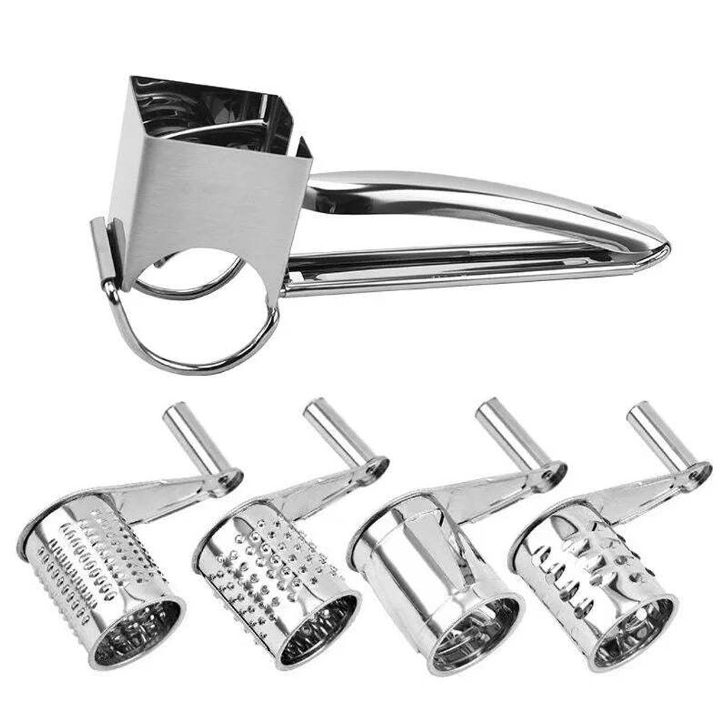 Herzberg HG-04289:Râpe à fromage manuelle en acier Image du produit 