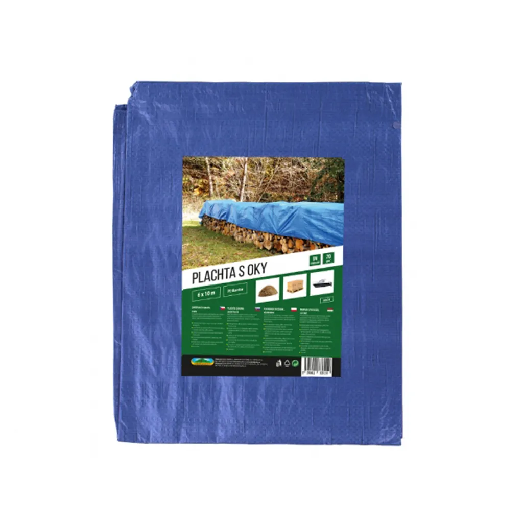 Bâche de Protection 6x10m Nohel Garden - Drap Plaid pour Travaux et Jardin