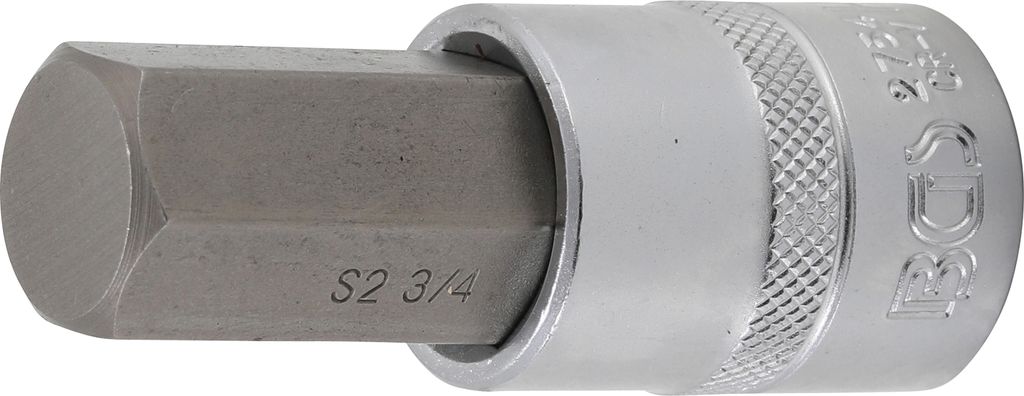BGS 2754 Bit-Einsatz 1/2" Innensechskant 3/4" vierkant 12,5 mm (1/2") , Innensechskant 3/4