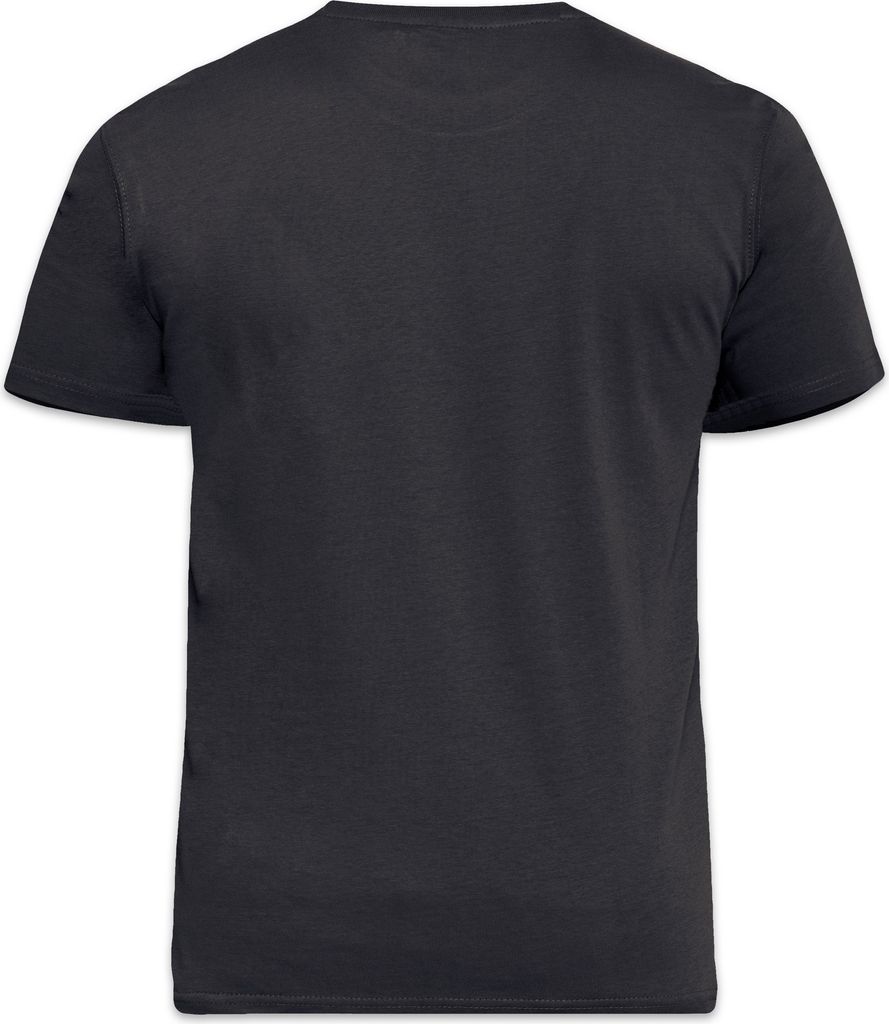 Duke - "D555 Flyers" T-Shirt Rundhalsausschnitt für Herren DC143 (5XL) (Schwarz)