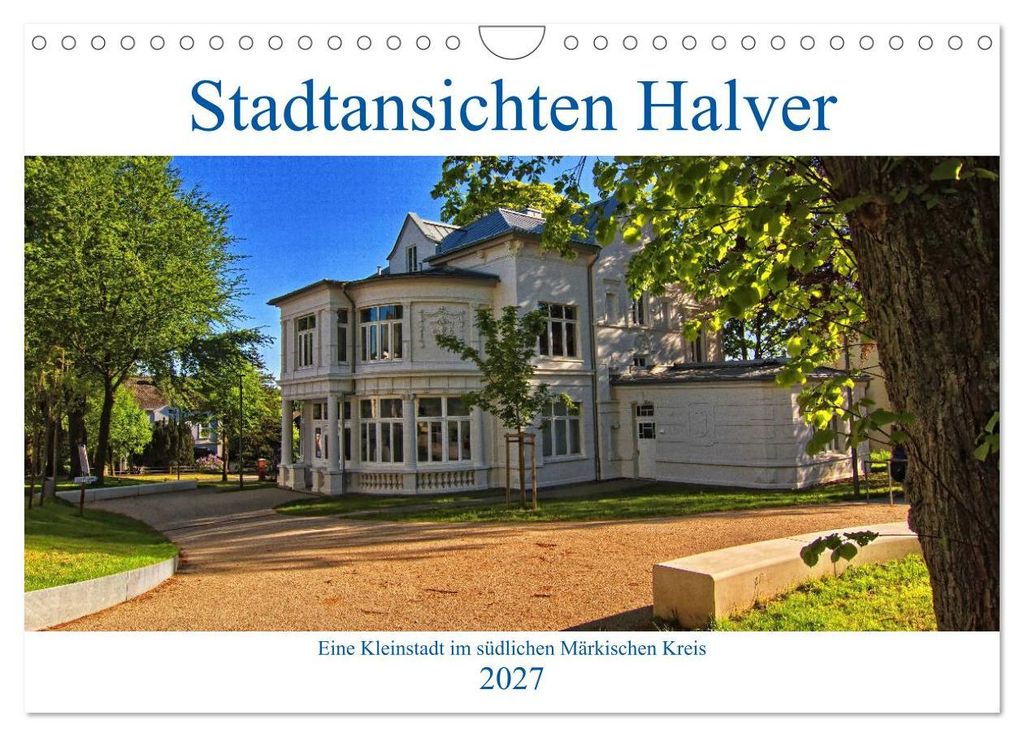Stadtansichten Halver (Wandkalender 2027 DIN A4 quer), CALVENDO Monatskalender