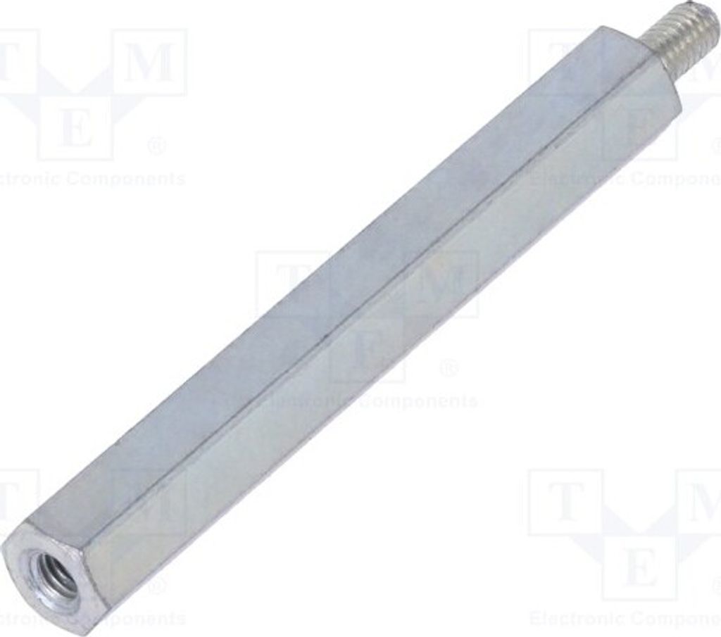 10x Distanzmuffe mit Gewinde Außengew: M3 45mm Innengew: M3 225X45 Distanzelement