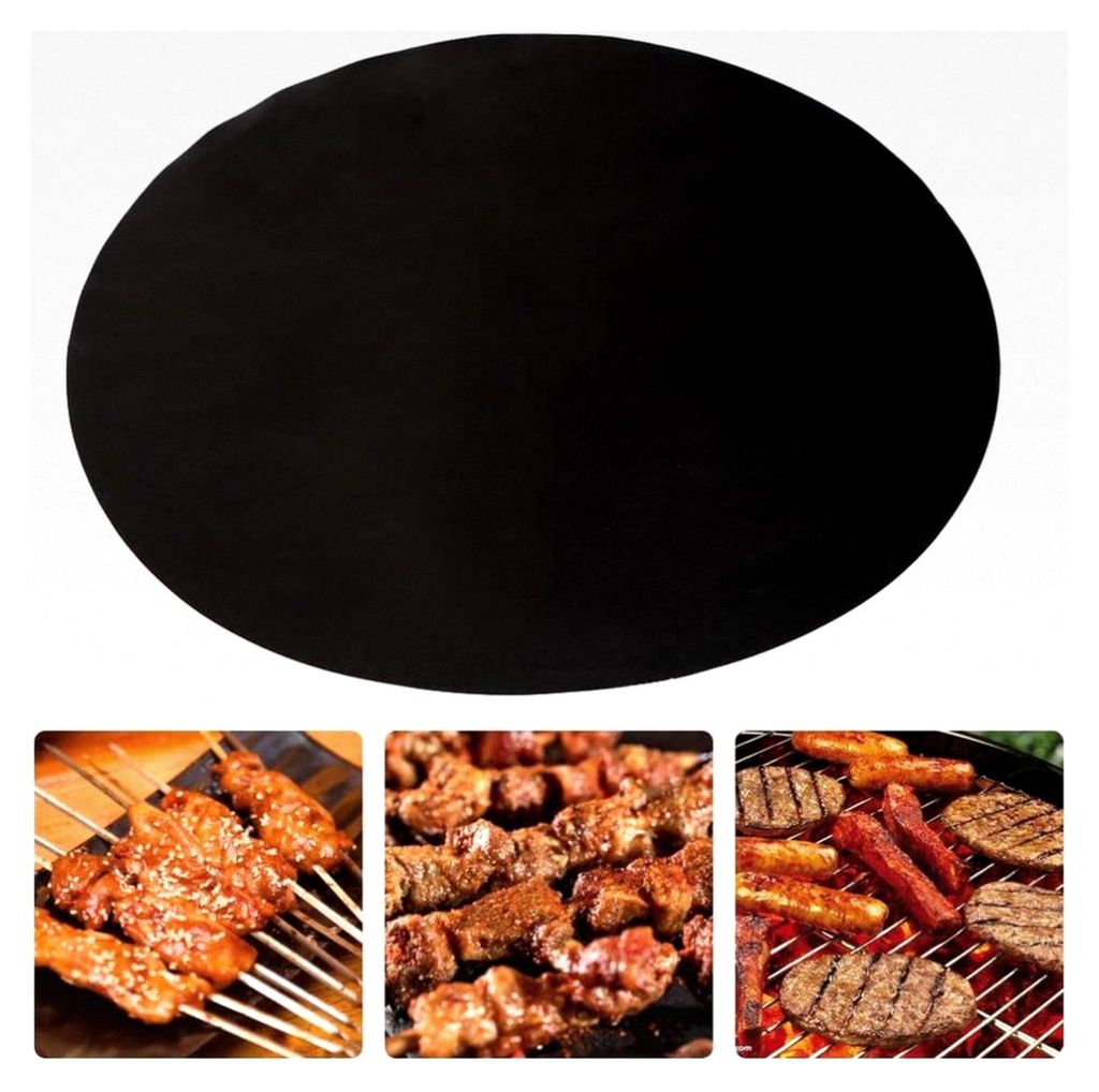 Hitzebeständige PTFE-Grillmatte – Für Gasherde und Brenner – Leicht zu Reinigen und Lebensmittelecht – Ideal Zum Grillen Im Freien