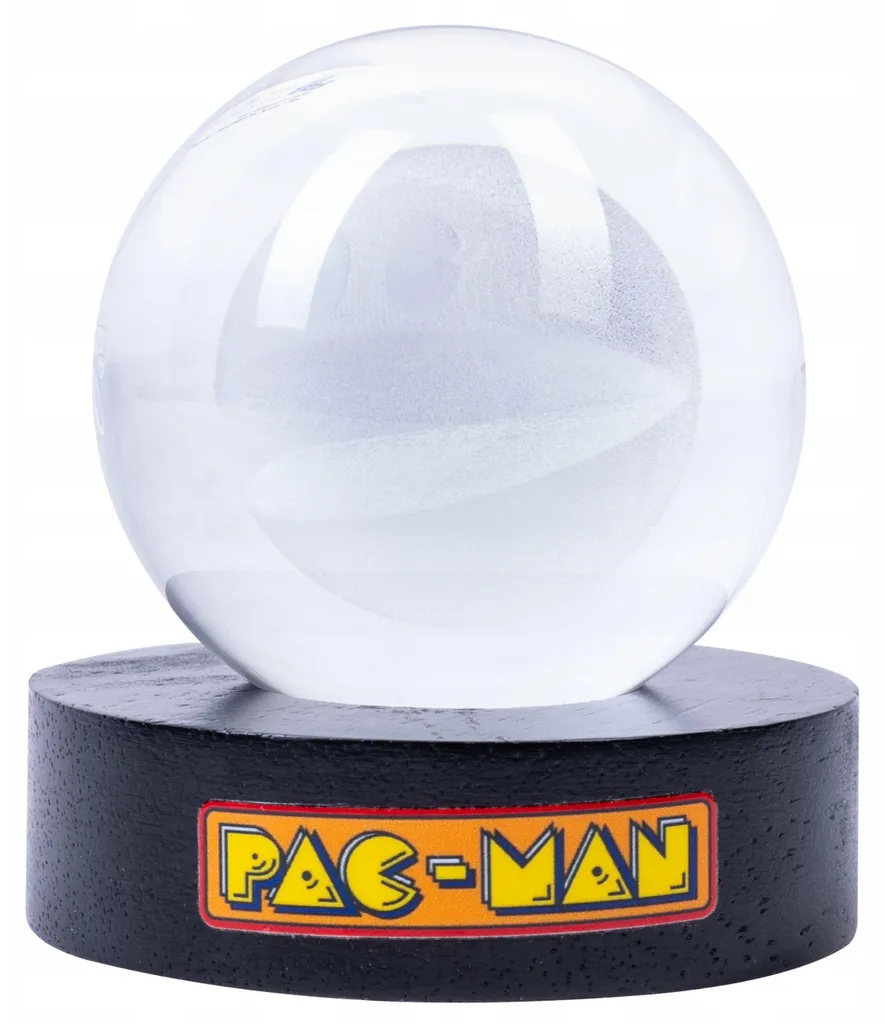 Luminaire d'ambiance Pac-Man en verre dépoli pour chambre et bureau