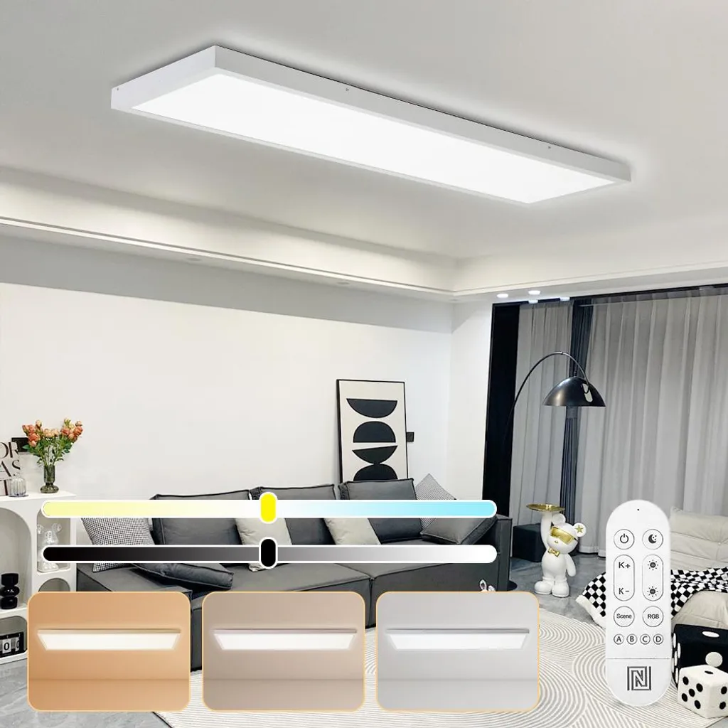 Luminaire de plafond intelligent WiFi pour bureau et salle de bain