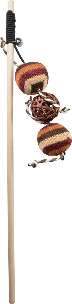 Duvo+ Spielangel Knitted Bälle braun Produktbild 