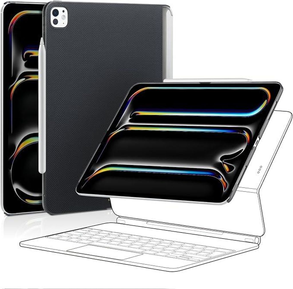 iPad Pro 13" M5/M4 Etui aus Aramidfaser kompatibel mit Magic Keyboard
