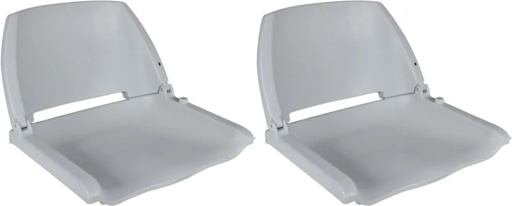 Siège de navigation rabattable pour bateau - Lot de 2 coques de bord