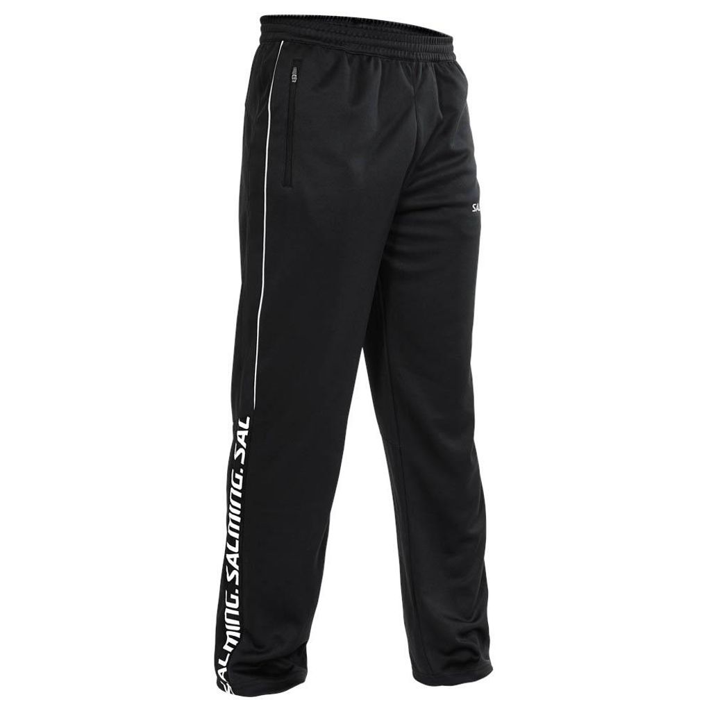 Salming Delta Pants Herren Hose Sporthose Trainingshose schwarz/weiß 1198725-0101, Größe:L