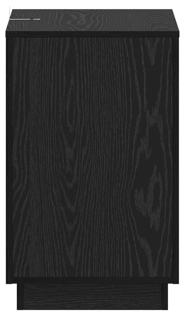 Table d'appoint compacte en chêne noir 60x40 cm, meuble robuste vidaXL - 4