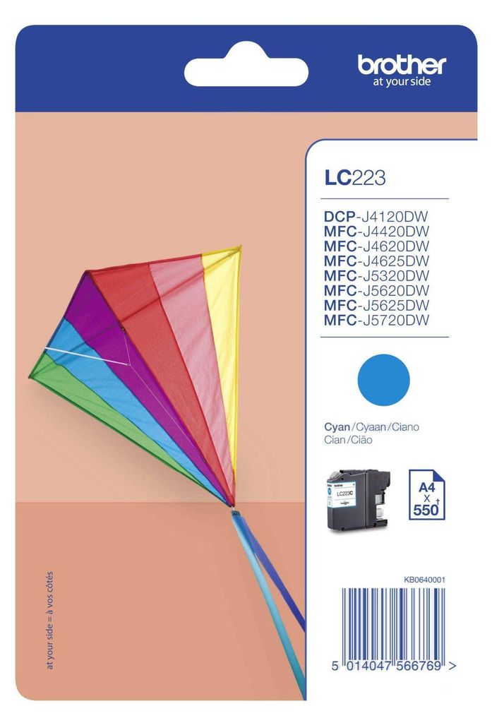 Brother LC-223 C cyan Produktbild 