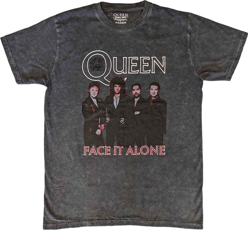 Queen Face it Alone Band Black 2XL T-Shirt