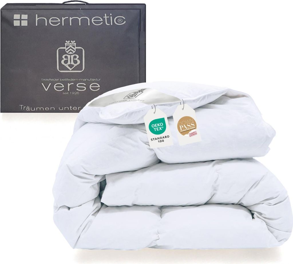 Gänsedaunen extra warme Ammerland Daunendecke Bettdecke 135x200 1080g