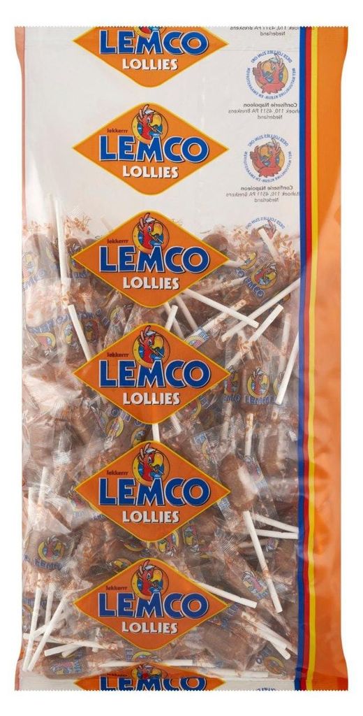 Lemco Lollies Salmiakknotsen 150 sztuk, 1500 g - Zdjęcie produktu 