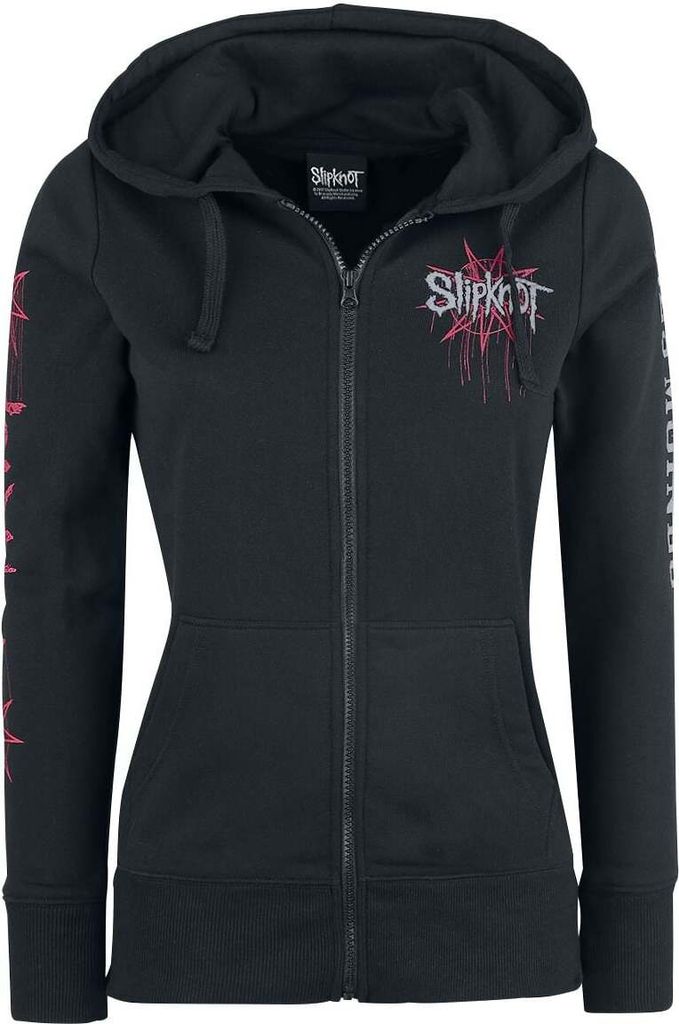 Slipknot Kapuzenjacke Damen Iowa Star schwarz S