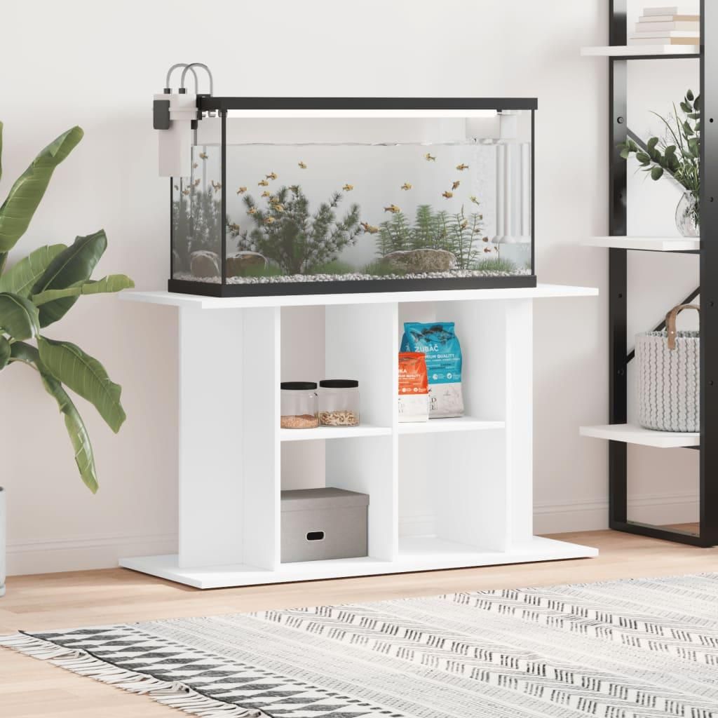 Support pour aquarium Brun imitation chêne Matériau dérivé Image du produit 