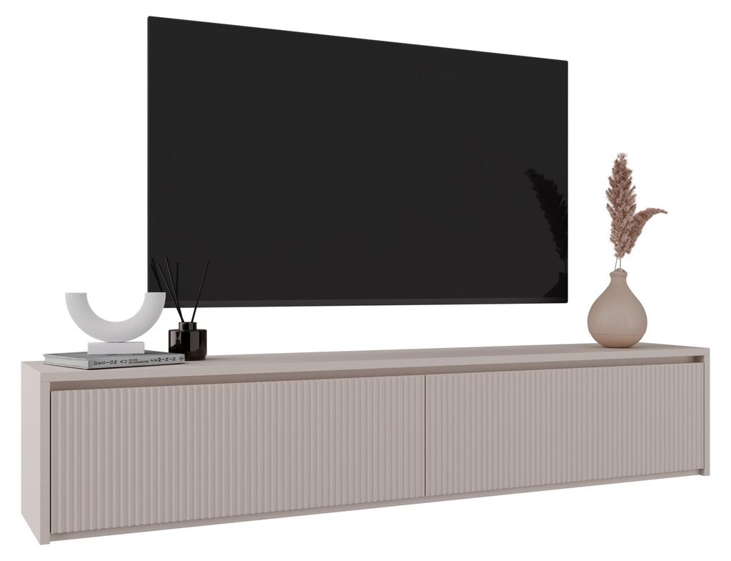 Selsey Vemmi – TV-Lowboard 2-türig, Kaschmirgrau, 180 cm Produktbild 