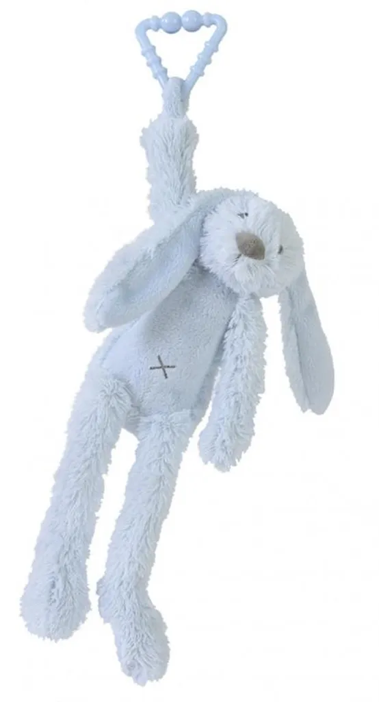 Grande Peluche Lapin Bleu Rabbit Richie de Happy Horse pour Nouveau-né