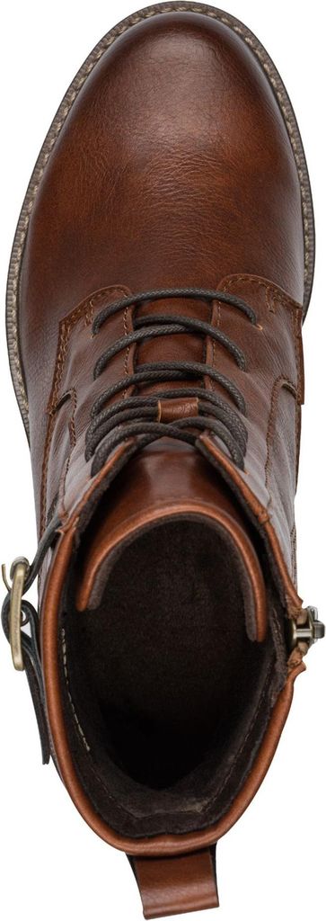 MARCO TOZZI Damen Stiefelette Boot mit Zierschnalle 2-25213-45, Größe:42 EU, Farbe:Braun