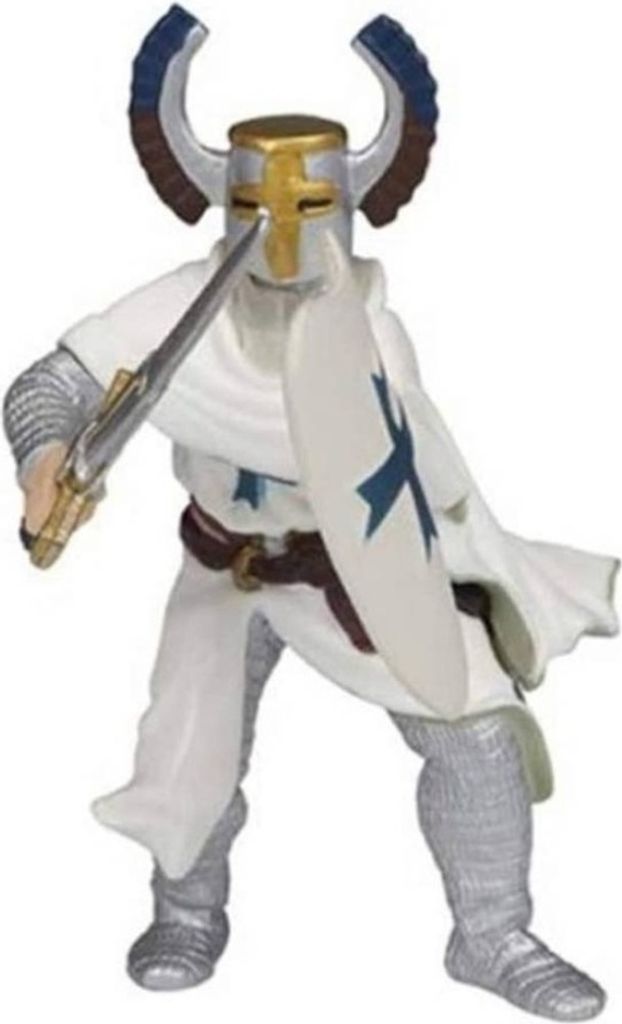 Papo 39758 - Figur eines Ritters mit Helm, Farbe Blau PAPO Altersbereich: +3 Jahre alt