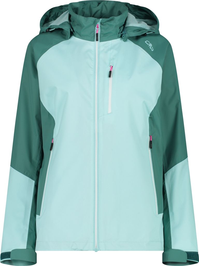 CAMPAGNOLO WOMAN JACKET ZIP HOOD türkis 44