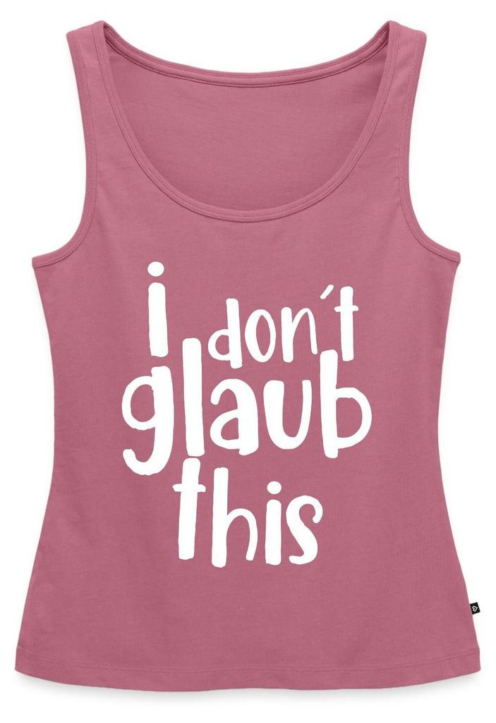 Spreadshirt I Don't Glaub This TV Meme Dschungel Premium Tank Top Damen, 3XL, Mauve