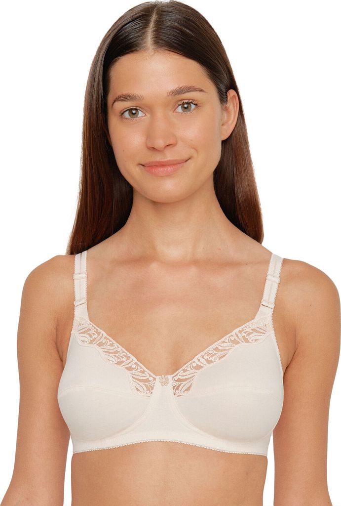 SUSA BH ohne Bügel Modell 9477, Serie Baumwolle (BH Größe: 80 D / Farbe: haut)