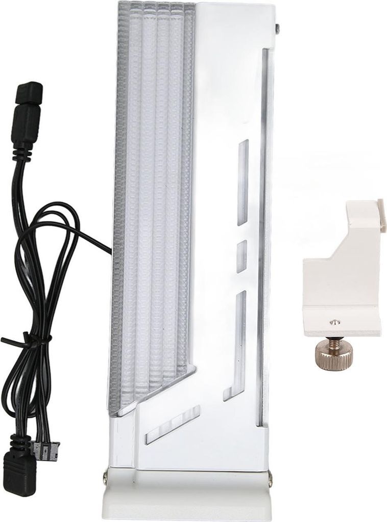 GPU Support Bracket Vertical 5V 3PIN ARGB RGB Lighting Metal Slider Small 4pin Interface Computer Graphics Card Bracket