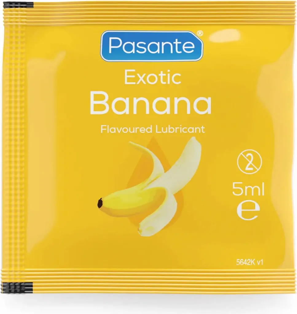 Lubrifiant à base d'eau Pasante aromatisé - Pack de 144 doses de 5ml - 4