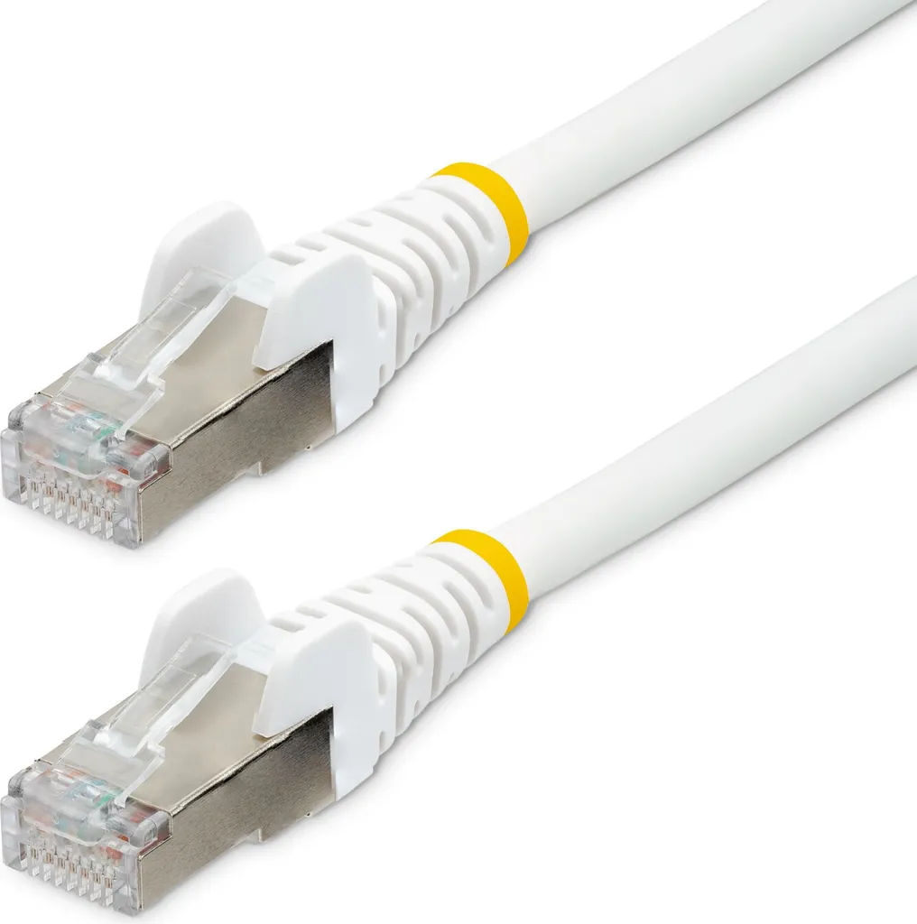 Cavo LAN 10Gb StarTech.com Bianco 2m CAT6a S/FTP LSZH Snagless