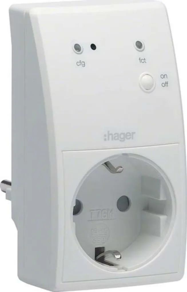 Ajoutez un interrupteur sans fil avec le connecteur Hager TRC270D 16A