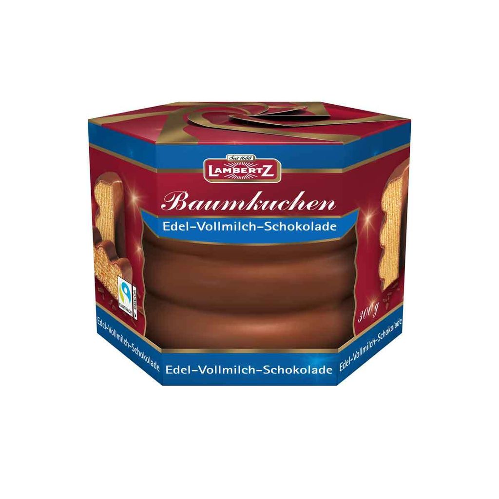 Lambertz Baumkuchen pełnomleczna delikatna czekolada Zdjęcie produktu 