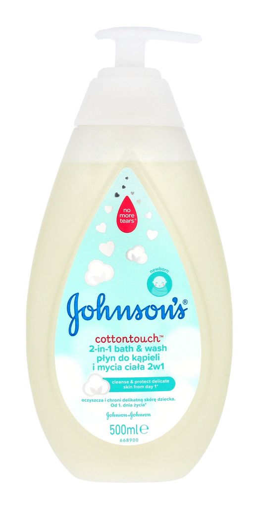 Johnson's Coton Touch Gel douche et bain 2-en-1, 500ml Image du produit 